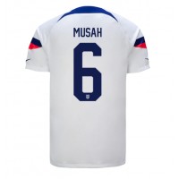 Camisa de time de futebol Estados Unidos Yunus Musah #6 Replicas 1º Equipamento Mundo 2022 Manga Curta